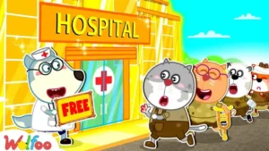 Broke Kasper, Welcome to Rich Hospital! Rich vs Broke | Educational Videos For Kids | Wolfoo Channel