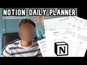 My Notion Daily planner | Organising My Week as a GCSE Student